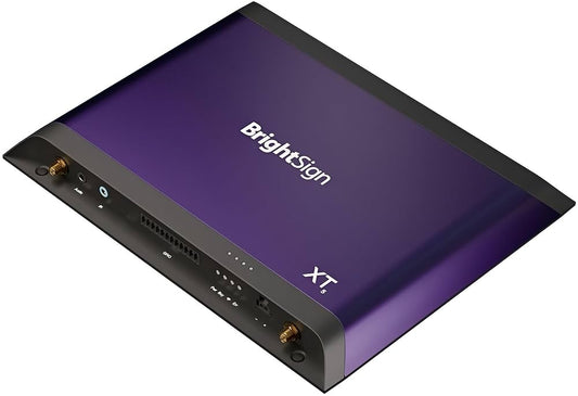 Lecteur d'E/S standard BrightSign XT245 avec prise en charge Ethernet Gigabit et PoE+