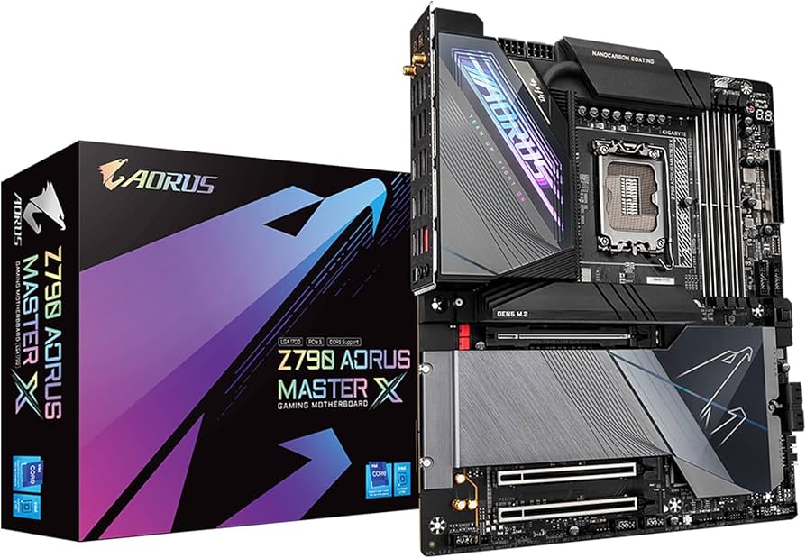 GIGABYTE Z790 AORUS MASTER X DDR5 E-ATX Motherboard, LGA1700, PCIe 5.0
