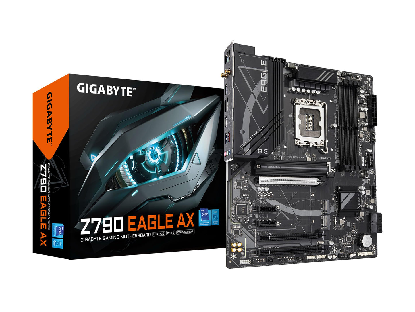 GIGABYTE Z790 EAGLE AX LGA1700 ATX Motherboard, DDR5, Wi-Fi 6E, PCIe 5.0