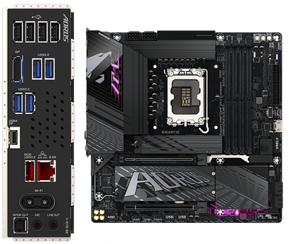 GIGABYTE Z890M AORUS ELITE WIFI7 ICE Ultra Core Micro ATX Motherboard