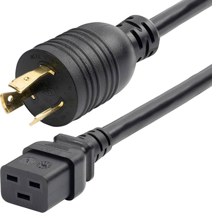 StarTech 6ft Heavy Duty Power Cord, L6-20P to C19, 12AWG, 20A 250V