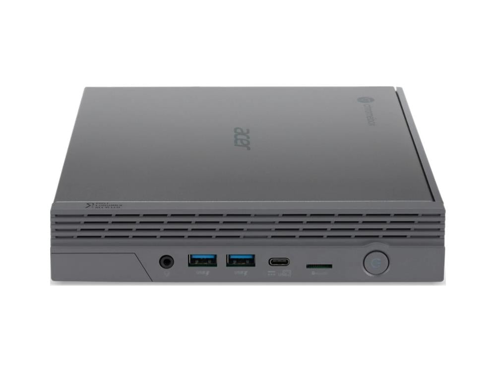 ACER CXI5-I7V16G-CE Chromebox delivers powerful computing in a compact form factor, perfect for enterprise environments. Equipped with a 12th Gen Intel Core i7-1270P vPro processor, 16GB DDR4 RAM, and 256GB PCIe 4.0 NVMe SSD, it ensures fast boot times, responsive performance, and secure cloud-based operation. Integrated ChromeOS with Enterprise Upgrade enables centralized fleet management and zero-touch enrollment.