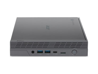 ACER CXI5-I7V16G-CE Chromebox delivers powerful computing in a compact form factor, perfect for enterprise environments. Equipped with a 12th Gen Intel Core i7-1270P vPro processor, 16GB DDR4 RAM, and 256GB PCIe 4.0 NVMe SSD, it ensures fast boot times, responsive performance, and secure cloud-based operation. Integrated ChromeOS with Enterprise Upgrade enables centralized fleet management and zero-touch enrollment.