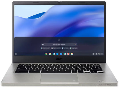 The ACER 14-inch Chromebook combines performance, portability, and enterprise readiness in one robust device. Powered by a 12th Gen Intel Core i5-1235U processor, it delivers optimal speed and multitasking with 16GB LPDDR4X RAM and a 256GB PCIe Gen 4 NVMe SSD. Designed for business environments, it includes Chrome OS with an Enterprise Upgrade, FHD webcam, and MIL-STD 810H durability — all while offering up to 10 hours of battery life.