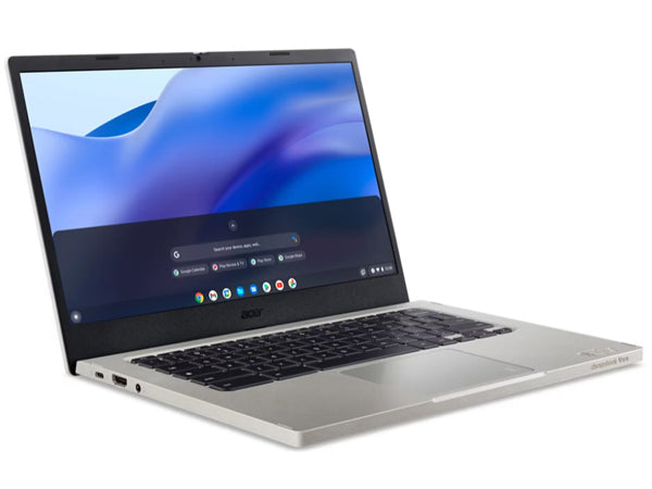 The ACER Chromebook with a 14-inch IPS display delivers vibrant visuals and professional-grade performance powered by an Intel Core i7-1255U processor. It features 16GB LPDDR4X RAM, a 256GB PCIe Gen 4 NVMe SSD, and Chrome OS with Enterprise Upgrade, making it ideal for secure, business-ready portability. MIL-STD 810H compliance, up to 10 hours of battery, and EPEAT Gold certification establish it as a reliable, environmentally conscious solution.