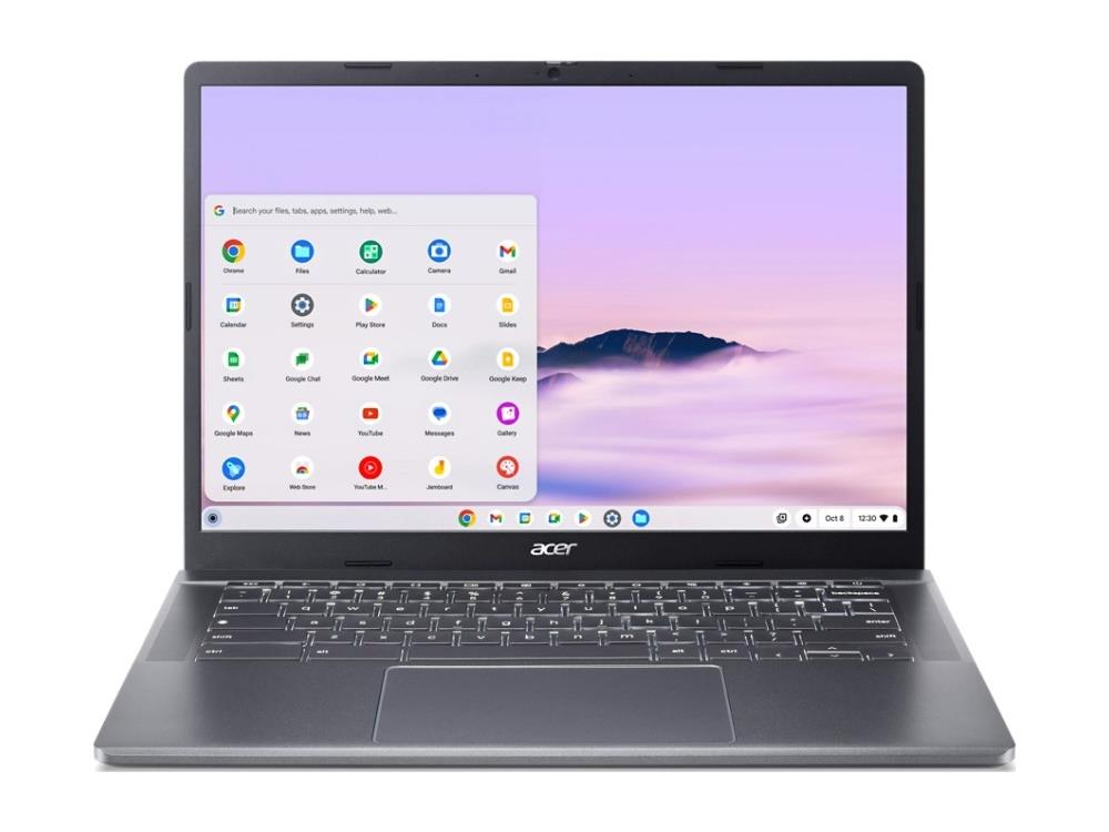 The ACER Chromebook Plus Enterprise 514 (ZF.P01AA.017) blends robust performance and enterprise-grade features in a slim, professional design. Featuring a 14-inch 1920x1200 IPS touch display, AMD Ryzen 5 7520C quad-core processor, 8GB LPDDR5X RAM, and a 256GB PCIe Gen 4 NVMe SSD, it delivers efficient multitasking and fast storage. ChromeOS Enterprise, MIL-STD-810H durability, EPEAT Silver, ENERGY STAR, and a Kensington Lock complete this highly secure, environmentally certified solution for business users.