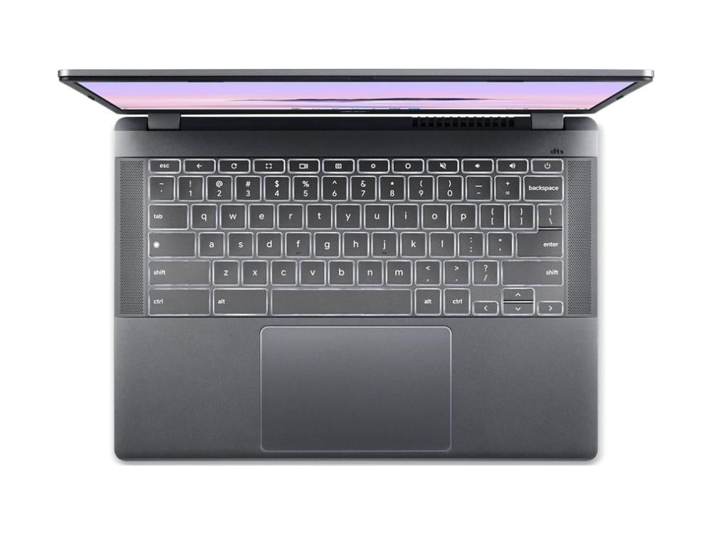 The ACER Chromebook Plus Enterprise 514 (ZF.P01AA.017) blends robust performance and enterprise-grade features in a slim, professional design. Featuring a 14-inch 1920x1200 IPS touch display, AMD Ryzen 5 7520C quad-core processor, 8GB LPDDR5X RAM, and a 256GB PCIe Gen 4 NVMe SSD, it delivers efficient multitasking and fast storage. ChromeOS Enterprise, MIL-STD-810H durability, EPEAT Silver, ENERGY STAR, and a Kensington Lock complete this highly secure, environmentally certified solution for business users.