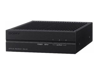 The SONY ZRAR1 Optical Receiver is purpose-built for use with Crystal LED large display solutions, offering streamlined compatibility and professional-grade performance. Designed in Japan and TAA compliant, this accessory supports integration in secure and government-approved environments with advanced audio-visual configurations.