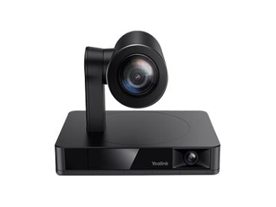 The YEALINK ZVC S90 is a professional-grade native Zoom Rooms system designed for ProAV meeting spaces. It includes dual UVC86 4K intelligent cameras, Yealink MCoreKit-C5, and integrated AVHub for a flexible multi-camera setup. This powerful kit enhances collaboration with automated tracking, touch-screen compatibility, and BYOD extender functionality.