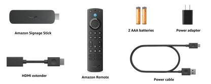 Eye-In Media Digital Signage Cloud Software with Amazon Signage Stick, 4K Video Support, WiFi 6E Compatible