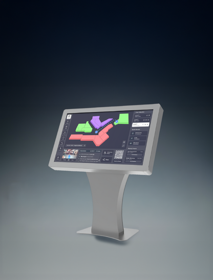 Peerless-AV KILH555 - Landscape Interactive Kiosk Frame for 55" Display