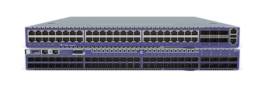 Extreme 7520-48Y Switch, 48x25G, 8x100G, AC PSUs, Fans, F-B Airflow