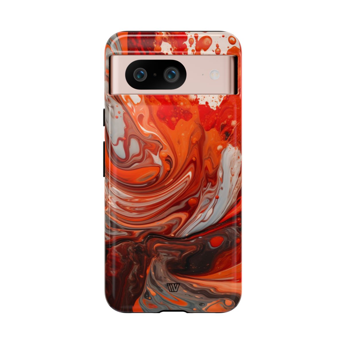 WHITE FIRE PAINT SWIRL | Tough Phone Case