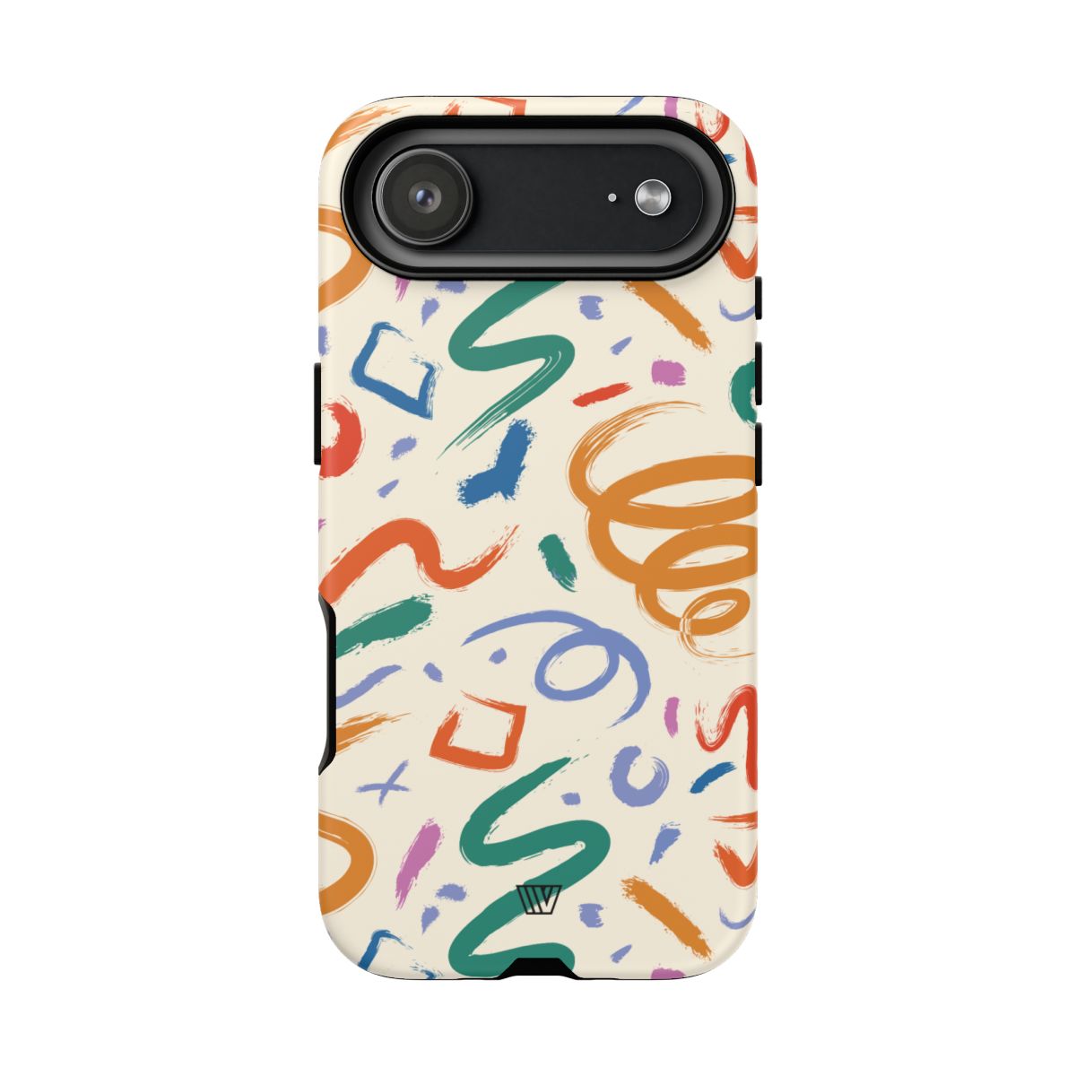 DOODLE BRUSH STROKES | Tough Phone Case