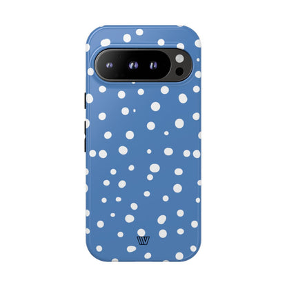 DUSTY BLUE DOTS | Tough Phone Case