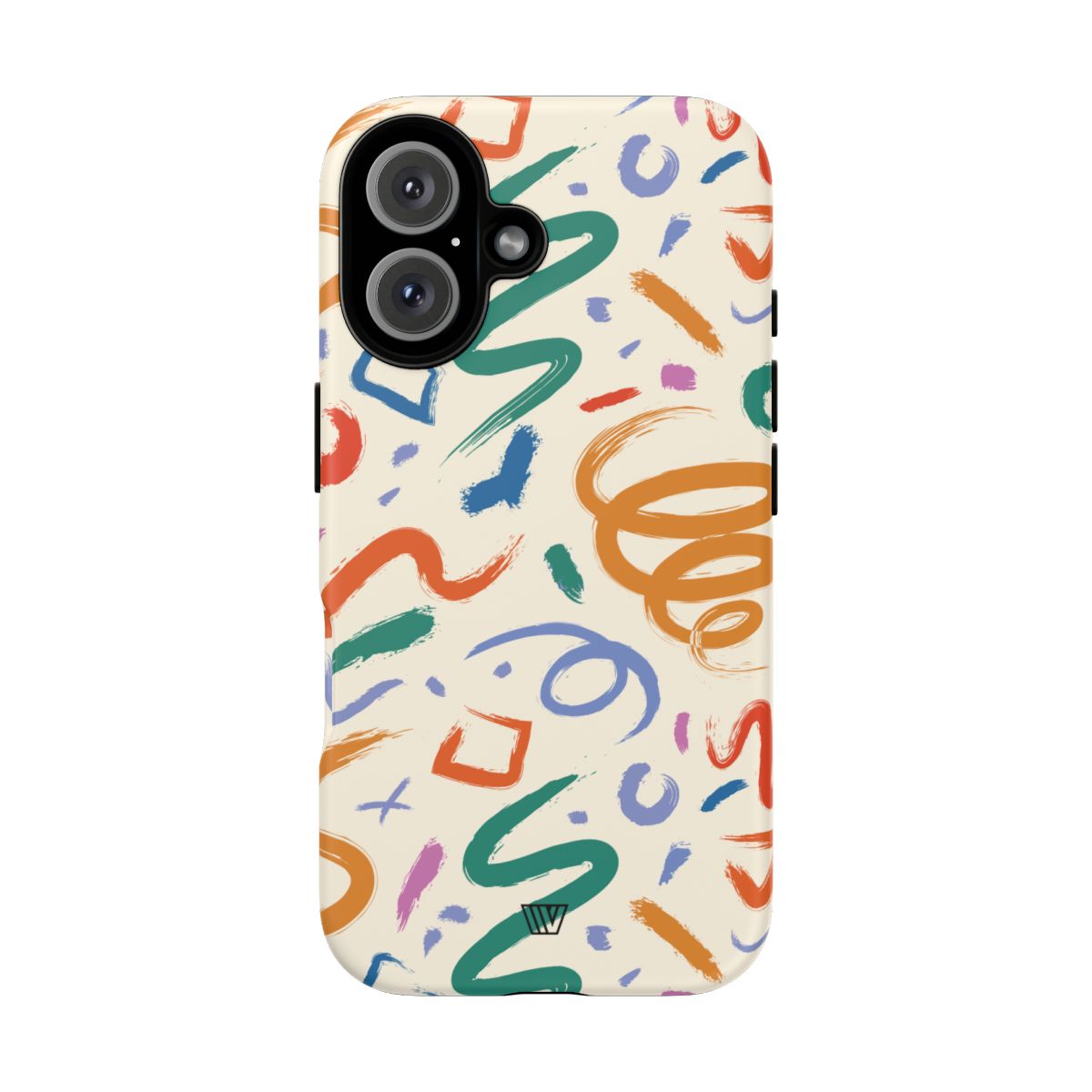 DOODLE BRUSH STROKES | Tough Phone Case