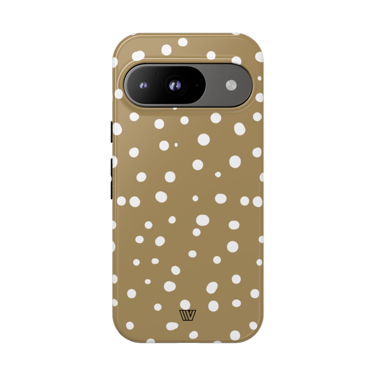 DARK BEIGE DOTS | Tough Phone Case