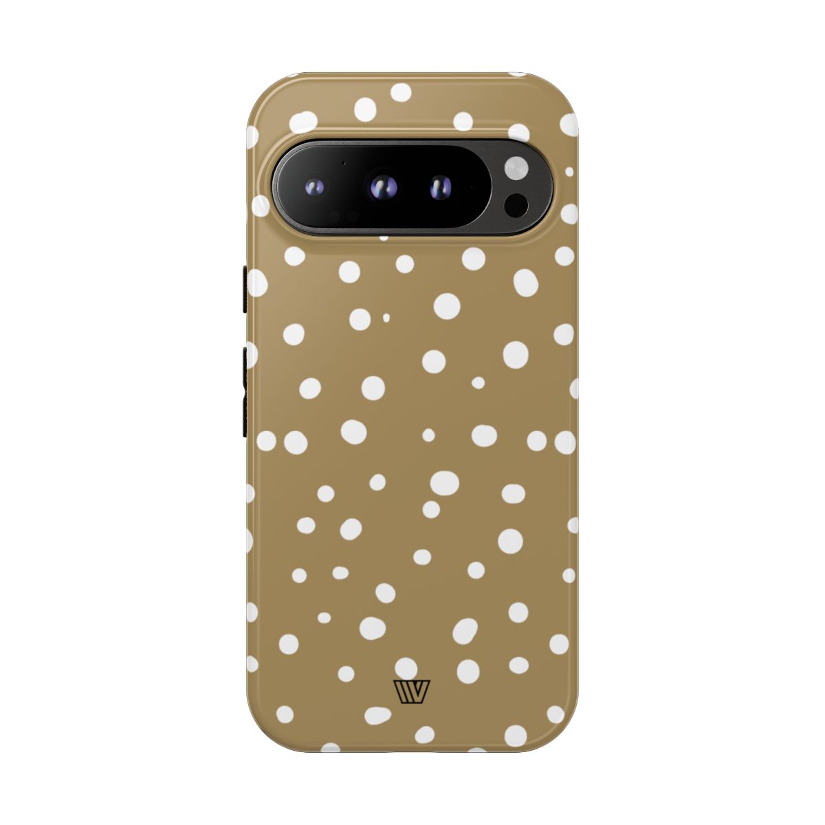 DARK BEIGE DOTS | Tough Phone Case